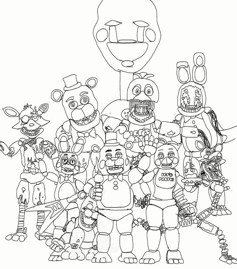 Fanf 2 collaboration art not even done | Five Nights At Freddy's Amino