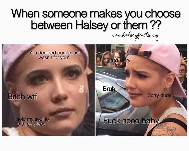 even more halsey memes | Young Gods Amino