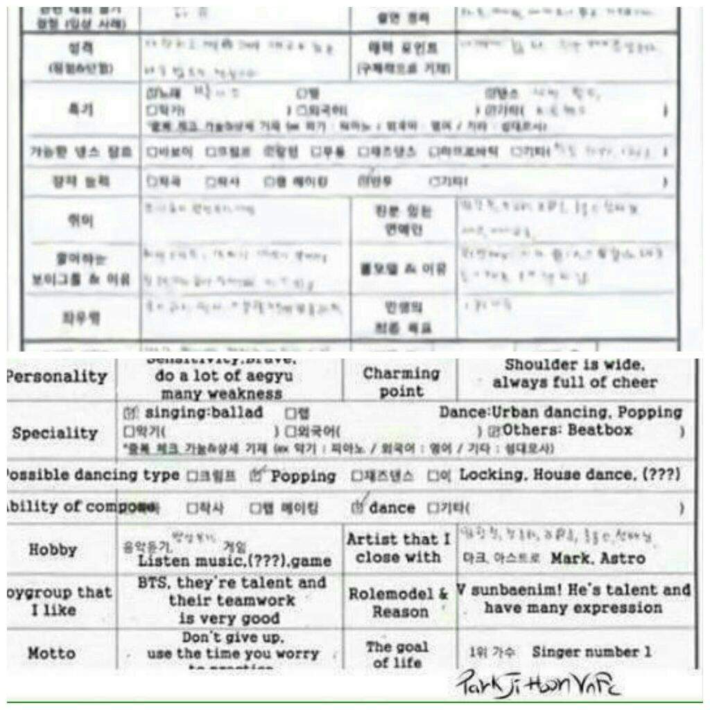 956 formulir as BTS Produce  Season Role Model ARMY 2 for  BTS 101