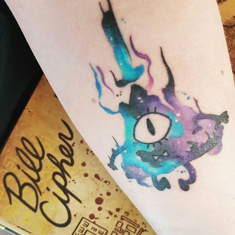 bill cipher tattoo bill cipher tattoo