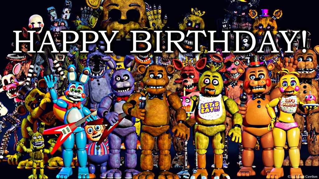 Five Nights at Freddy's Cake Topper FNAF Birthday Cake Topper 5 Nights  Freddy's Party 5 Nights Freddy's Video Game Party 100817 