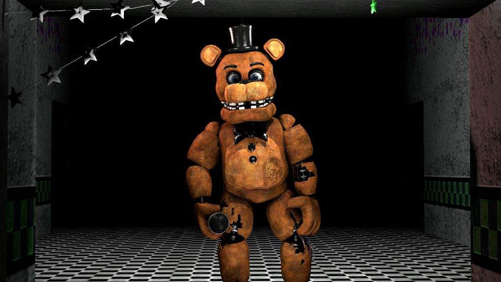 Фредди торна. Withered Freddy. SFM Withered Freddy. Withered Freddy в коридоре. Олд Фредди на камере.