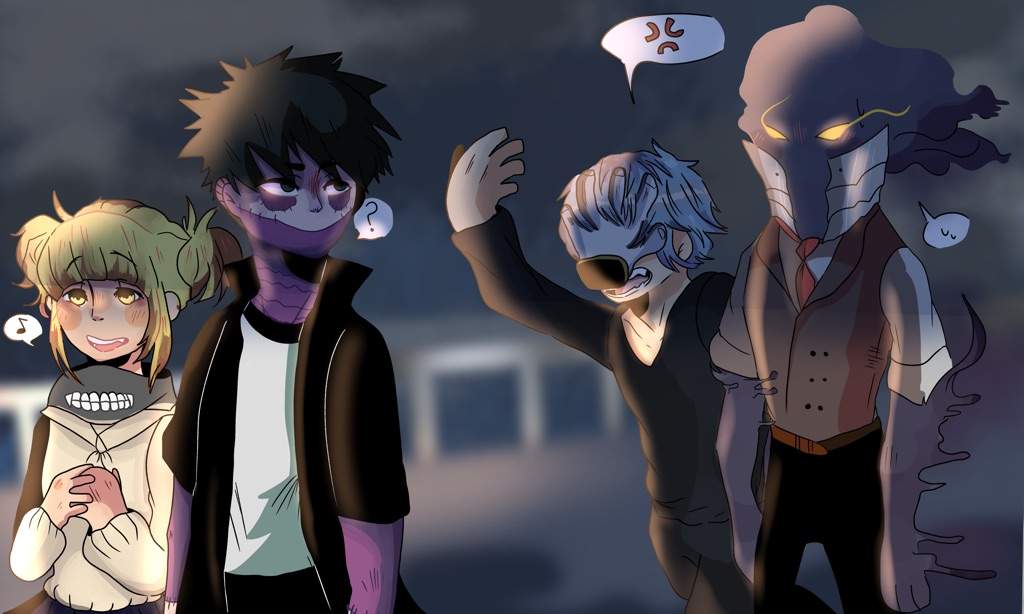 Request: Tomura, Dabi, Toga, and Kurogiri | My Hero Academia Amino