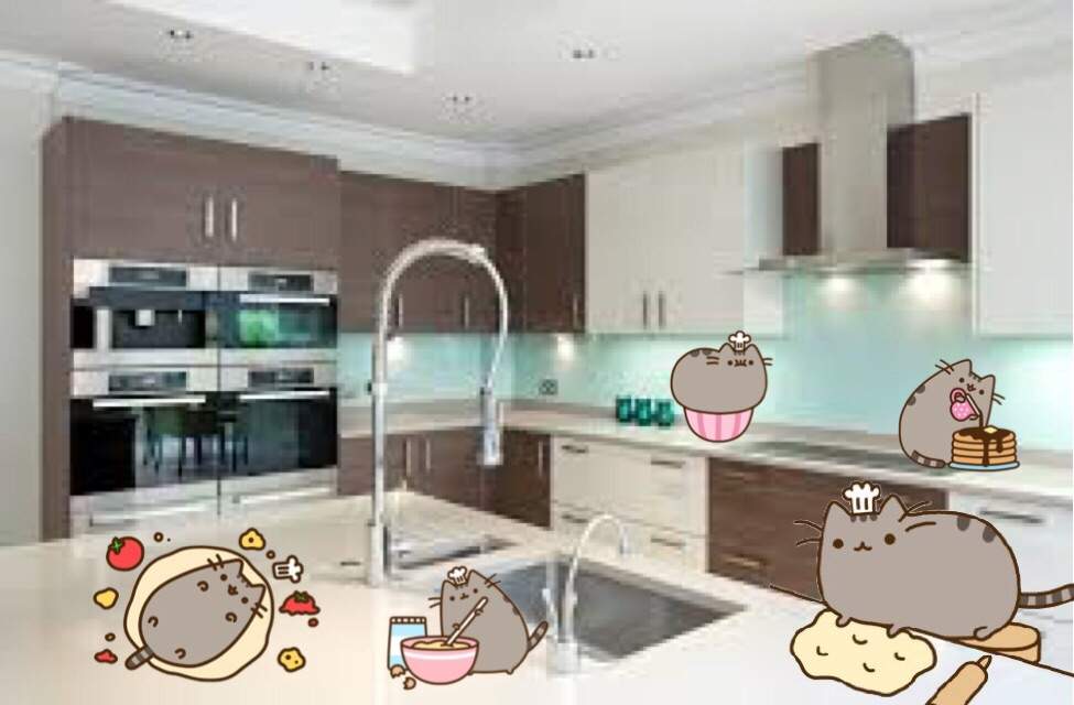 pusheen cat chef