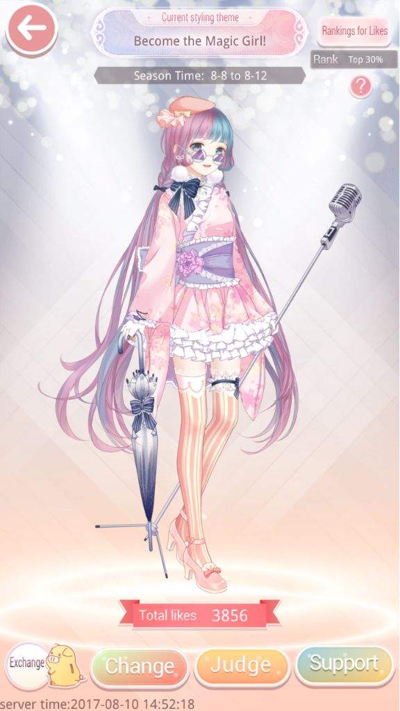 magical girl  love nikki dress up queen amino