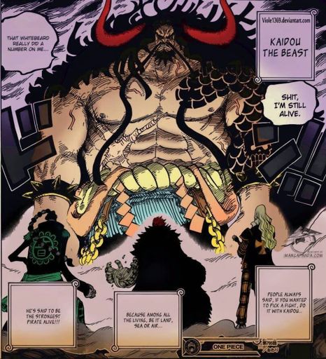 Who did Kaido capture after falling from the sky | One Piece Amino