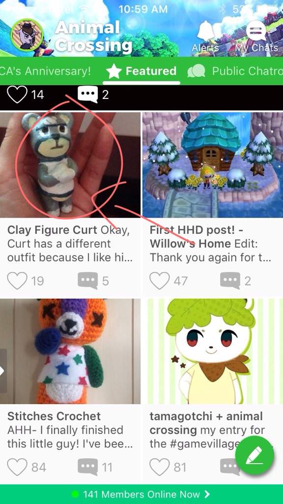 clay animal crossing figures