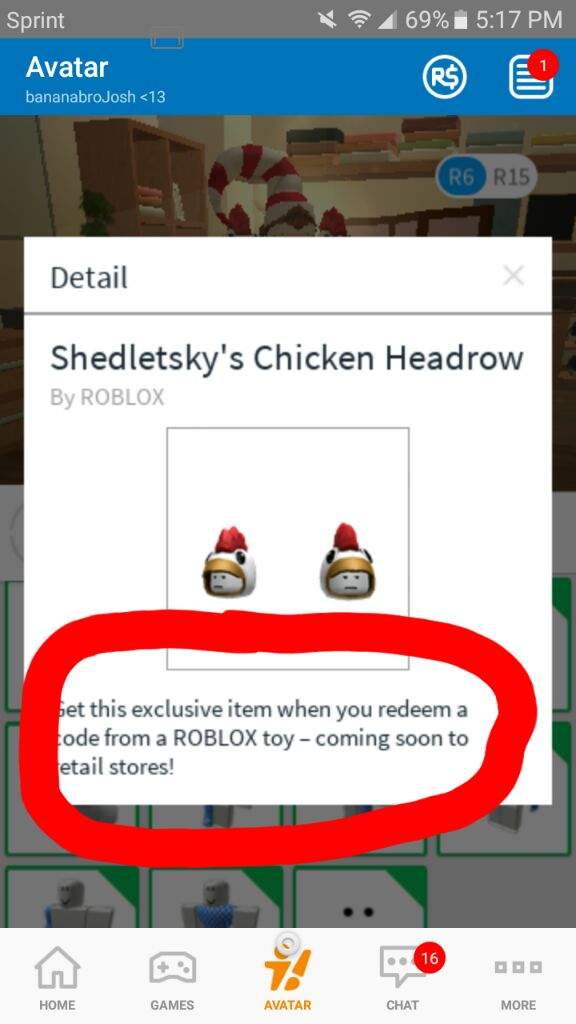 People Ask How I Have My Chicken Heads Here You Go Roblox Amino - roblox wiki headrow