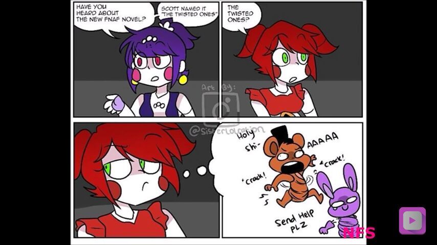 fnaf the twisted ones comic