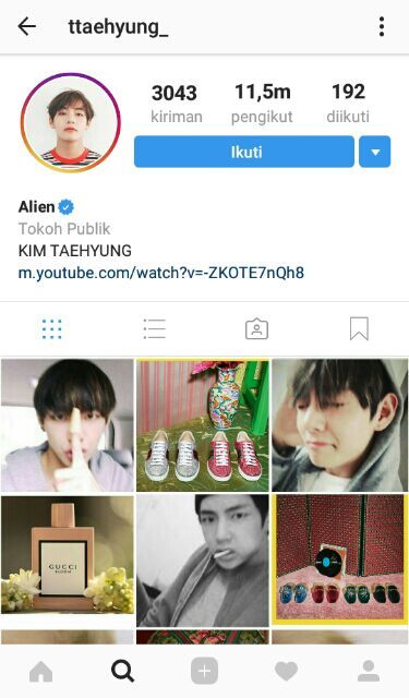 Taehyung Instagram Account Bts Army Indonesia Amino Amino