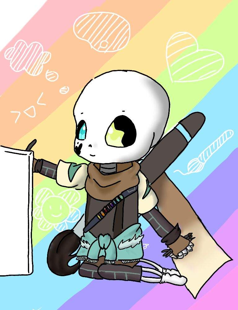 Chibi Ink sans (AU month day 11) | Undertale AUs Amino