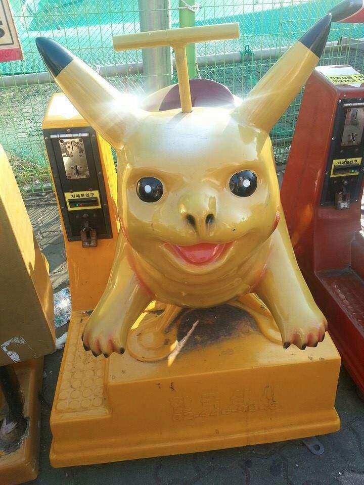 creepy pikachu figure