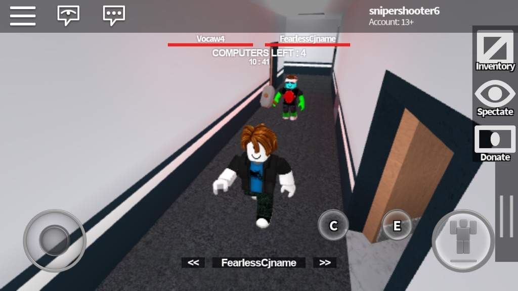 Game Reviews With Electropinkly 2 Flee The Complex Roblox Amino - how to put stuff in your inventory on roblox roblox flee the