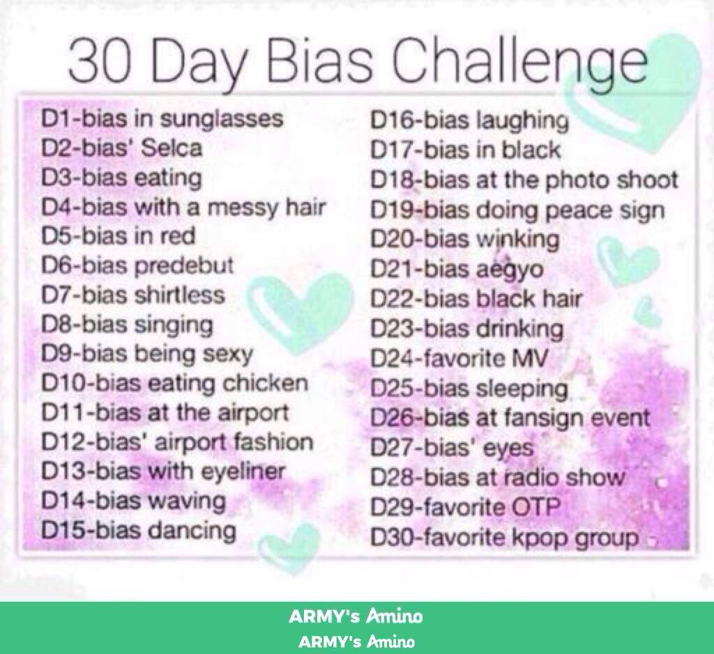 30 Days Bias Challenge D 13 Love Yourself Poster Army S Amino