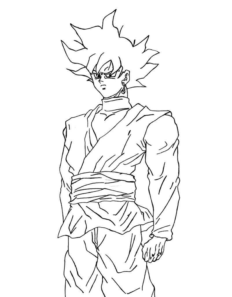 Dibujando a Black Goku | DRAGON BALL ESPAÑOL Amino