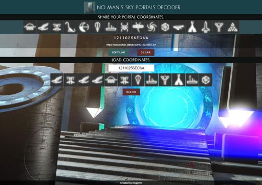 NMS Portal Decoder - Glyph address sharing tool | No Man's Sky Amino