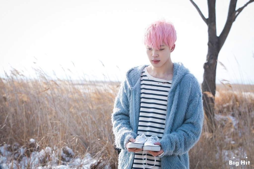 jimin blue sweater