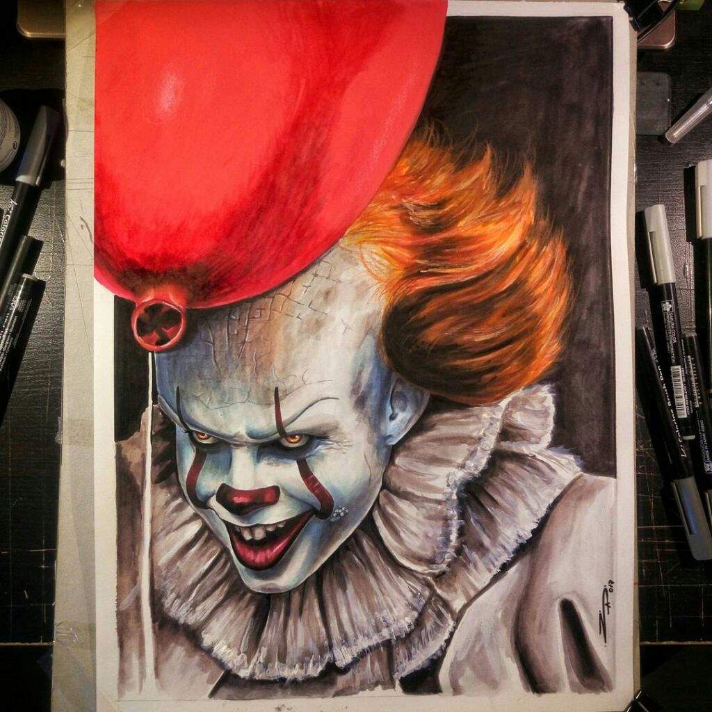 Pennywise Clown 2017 IT Movie | •Arte Amino• Amino