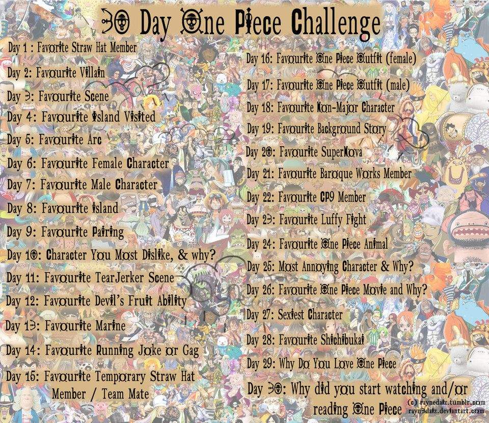 One Piece 30 Day Challenge Day 29 One Piece Amino