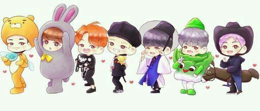 Bts cartoon version | ARMY's Amino