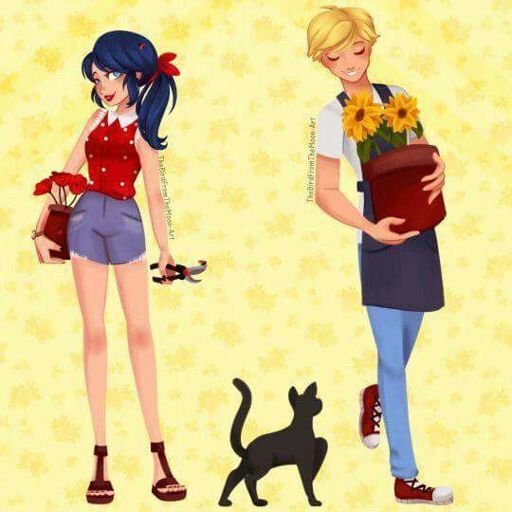 ADRIAN LOVE LES MARINETTE | Miraculous / Arabic Amino