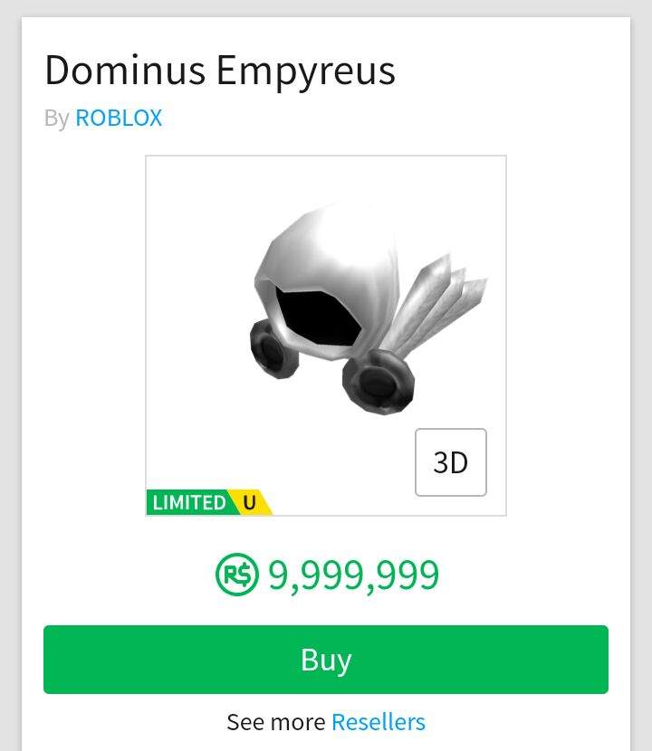 How Much Is A Dominus Roblox Amino
