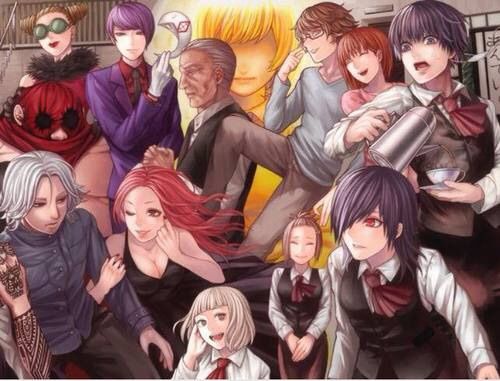 Tokyo ghoul group pictures | Ghoul Amino