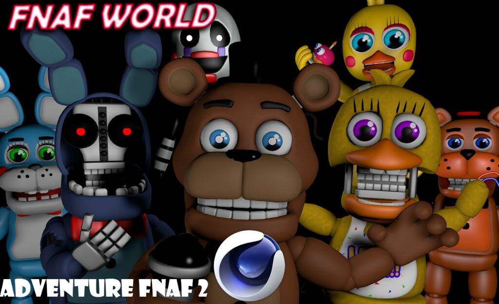 redbear fnaf world c4d download