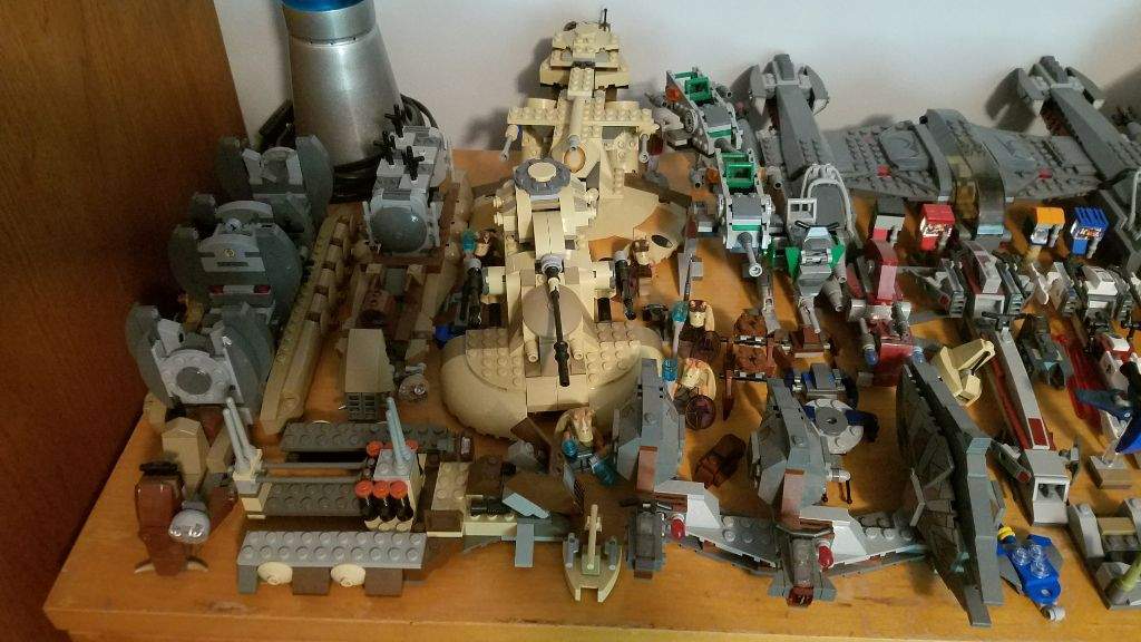 lego star wars brown ship