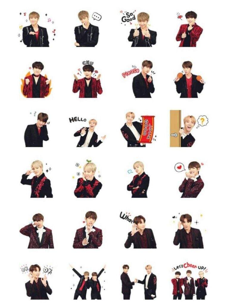  BTS  Stickers  in We Chat app   ARMY s Amino