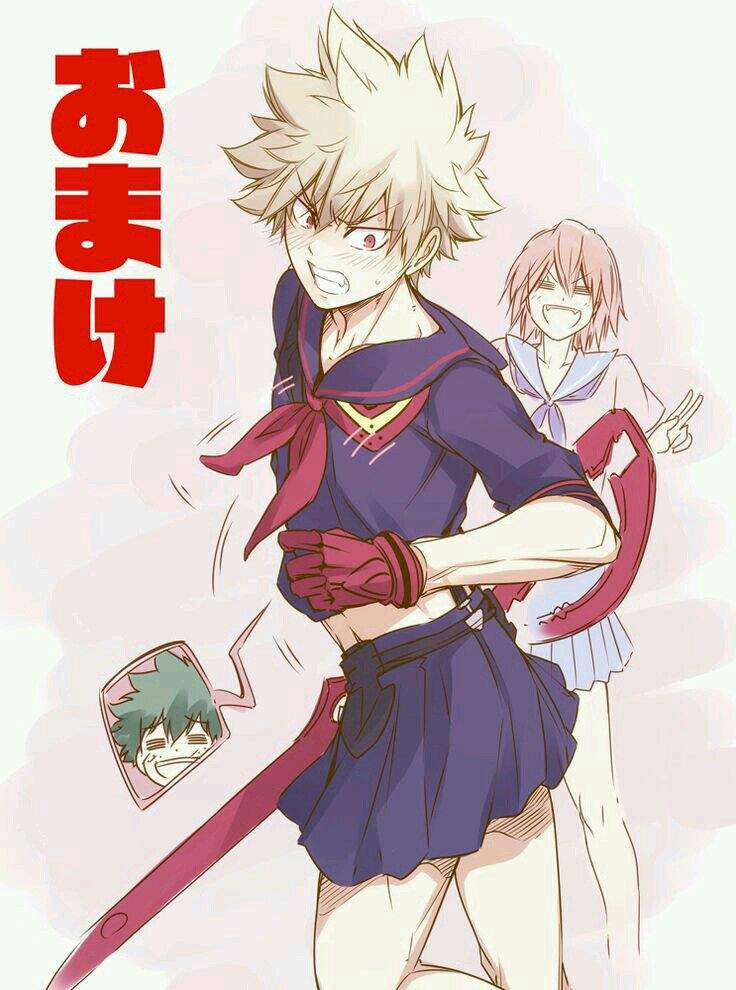 Kill la kill swapped with my hero academia | Anime Amino