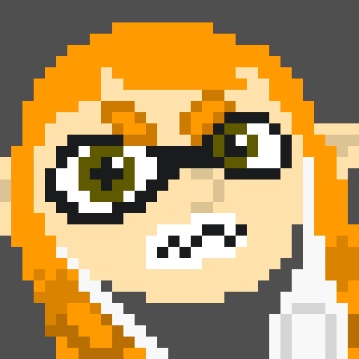 Inkling Girl Pixel Art Splatoon Amino 4399