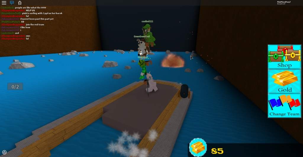 Playing Build A Boat For Treasure With Meh Friends Roblox Amino - parkour roblox yeet badge