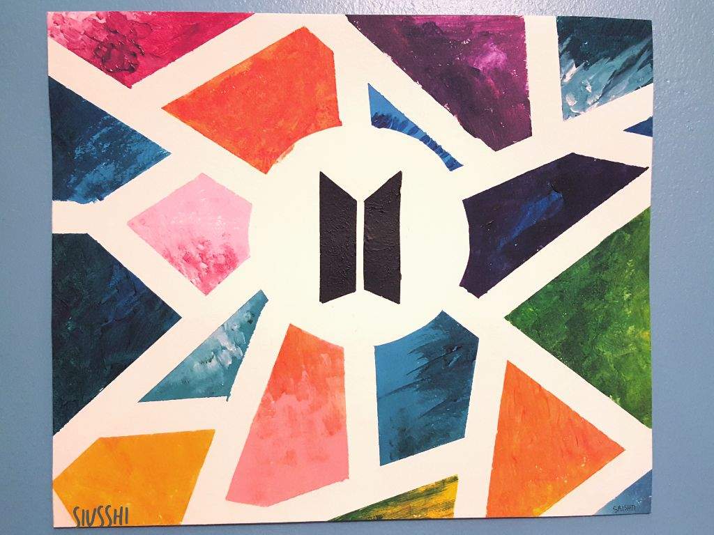 BTS Geometric Painting ARMY's Amino
