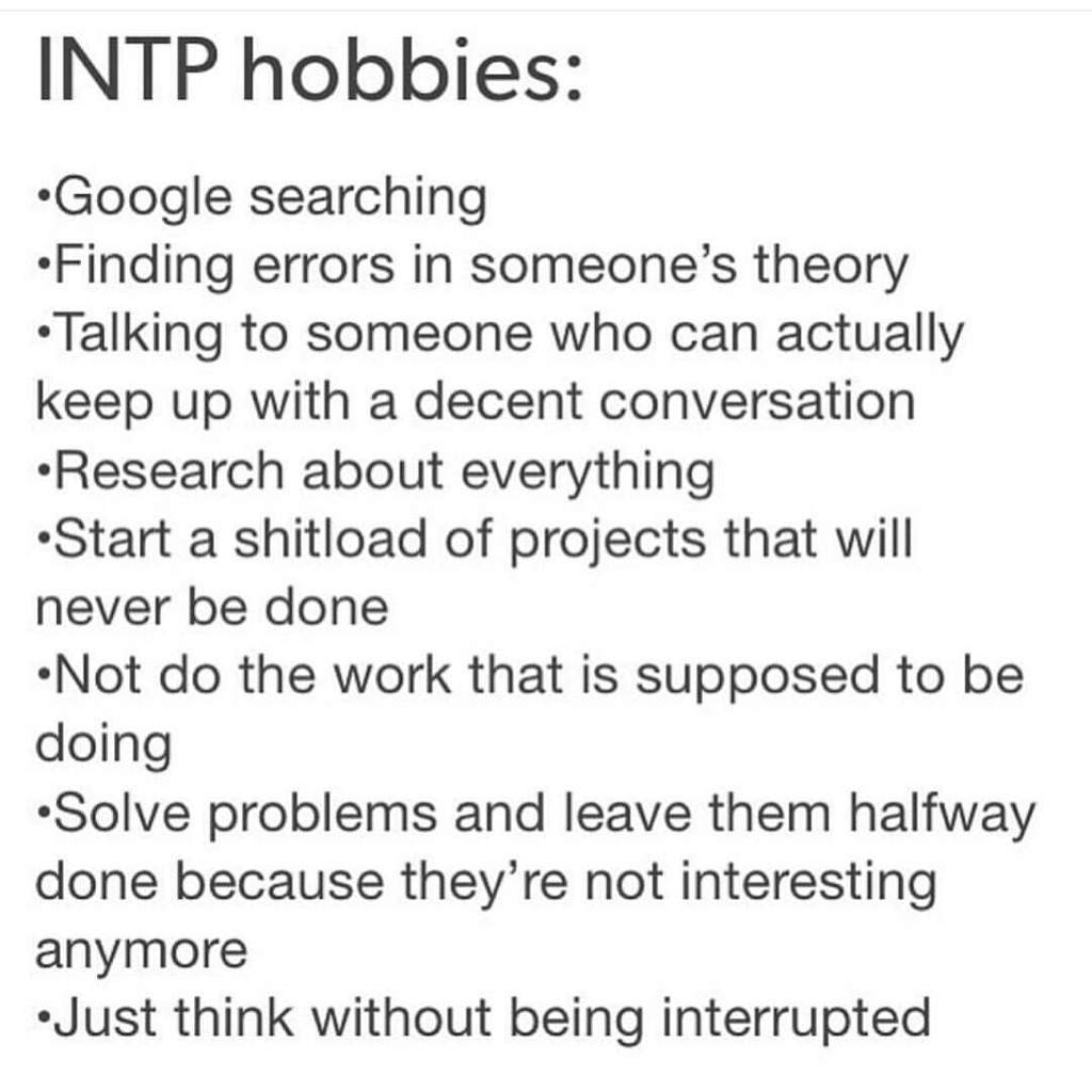 INTP memes/pictures | Myers Briggs [MBTI] Amino