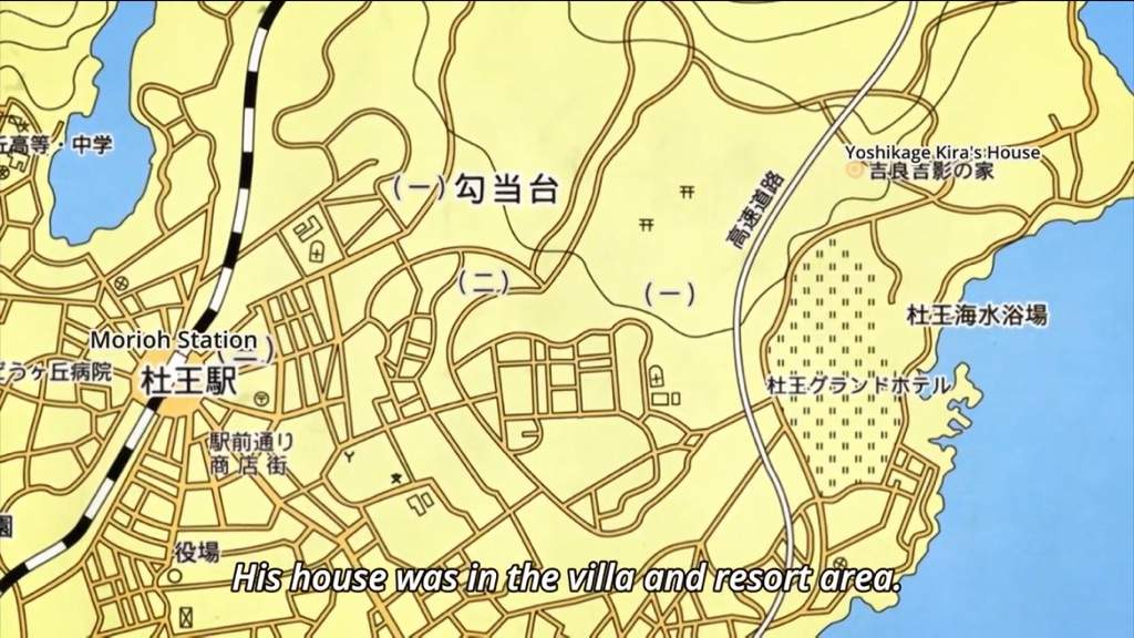 Morioh Jojo Map