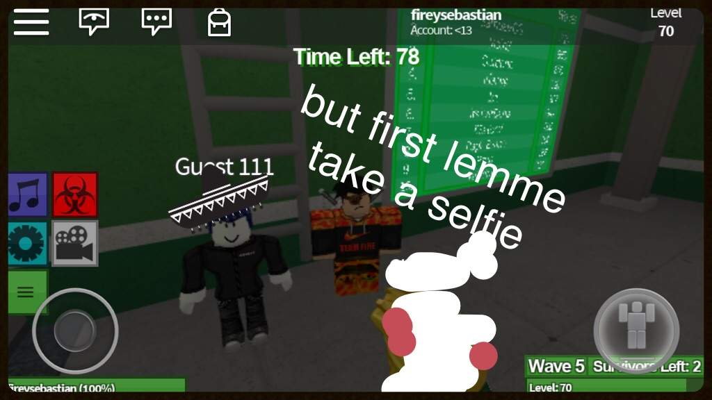Selfie With Guest 111 Roblox Amino - 111 roblox