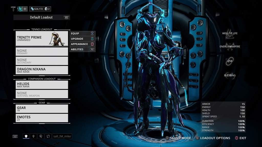 The colour scheme for my trinity prime.