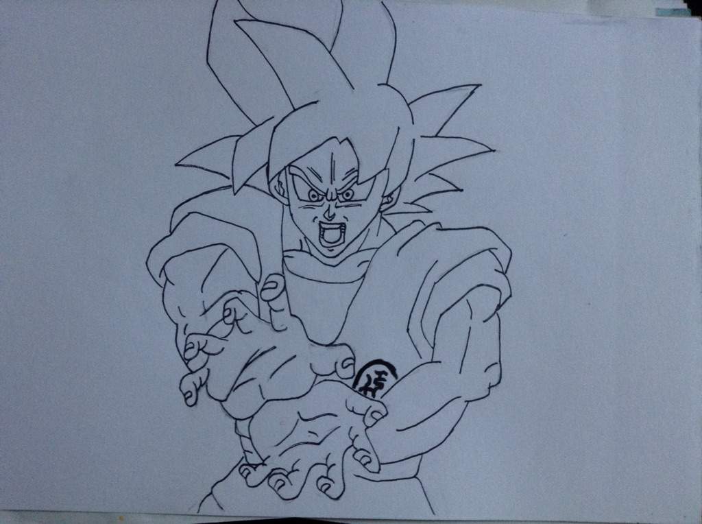 Dibujo De Goku Ssj God "Explicado" | DRAGON BALL ESPAÑOL Amino