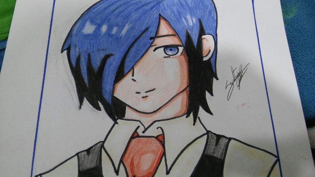 Hola!! ^-^ este es mi primer dibujo de touka...algo es algo :v | ・Tokyo ...