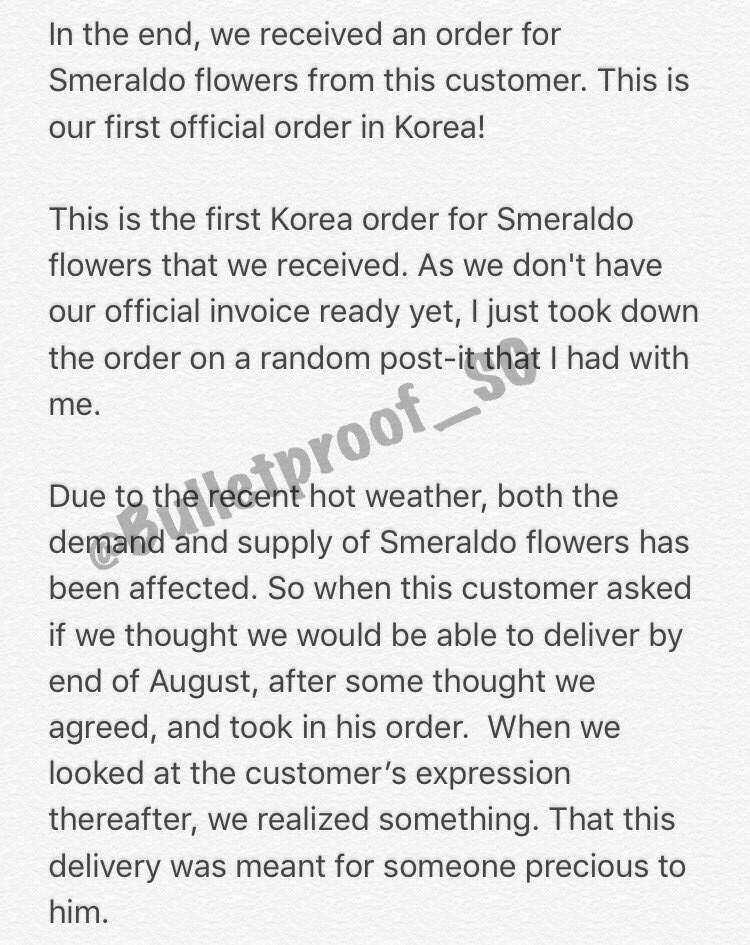 Smeraldo Flower Shop Blog Update Naver Army S Amino