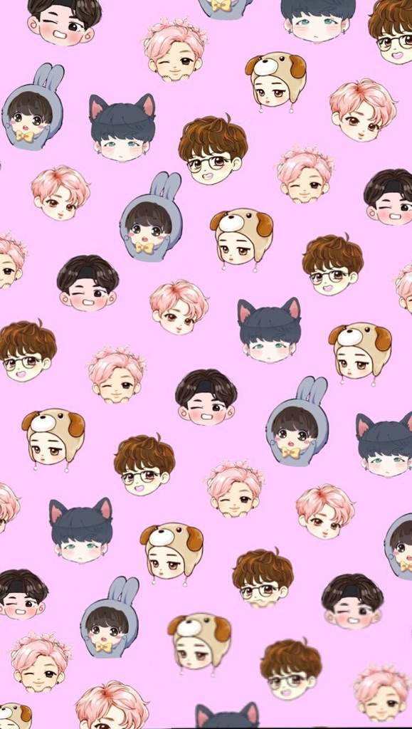 Bts chibi wallpapers if u want an individual member lmk | Kim Taehyung