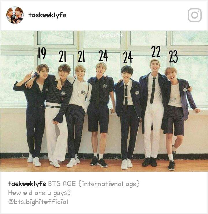 Bts height and age ARMY's Amino