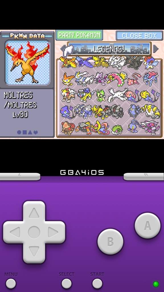 pokemon glazed all pokemon save gba