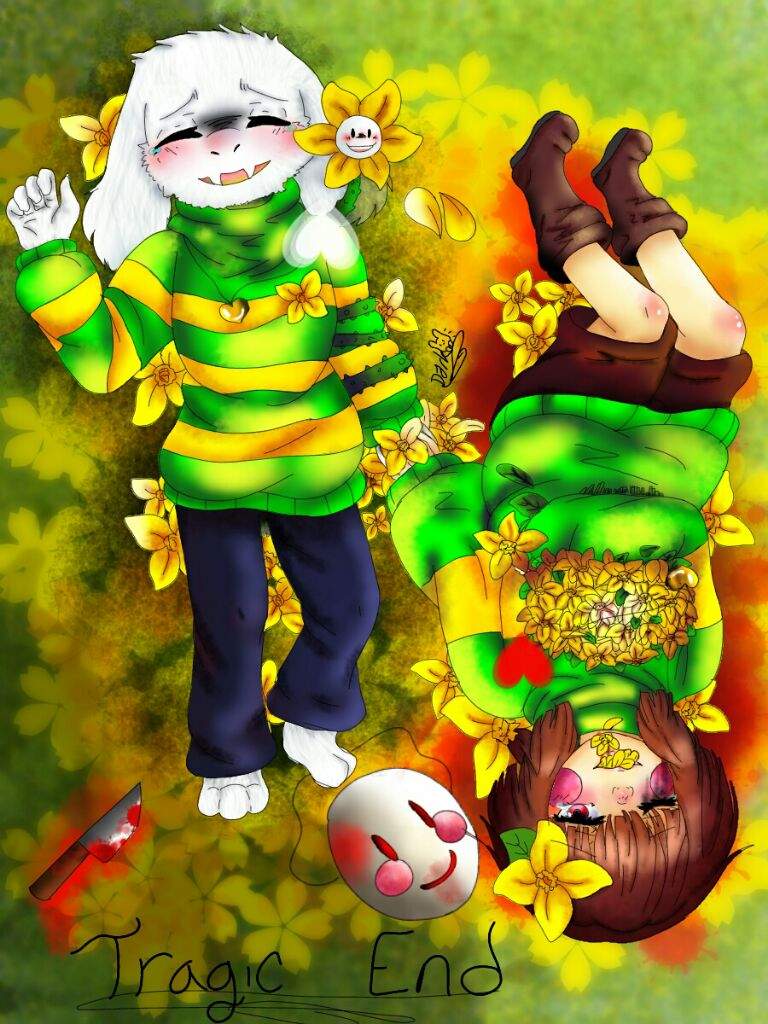 Chara and asriel | Undertale Amino