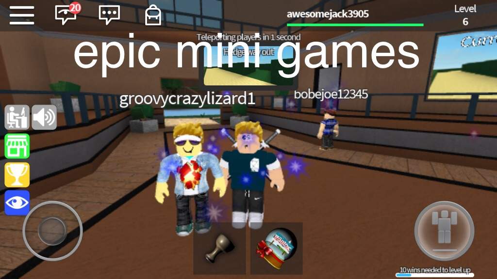 Playing Epic Mini Games With My Freind Roblox Amino - roblox epicmini games