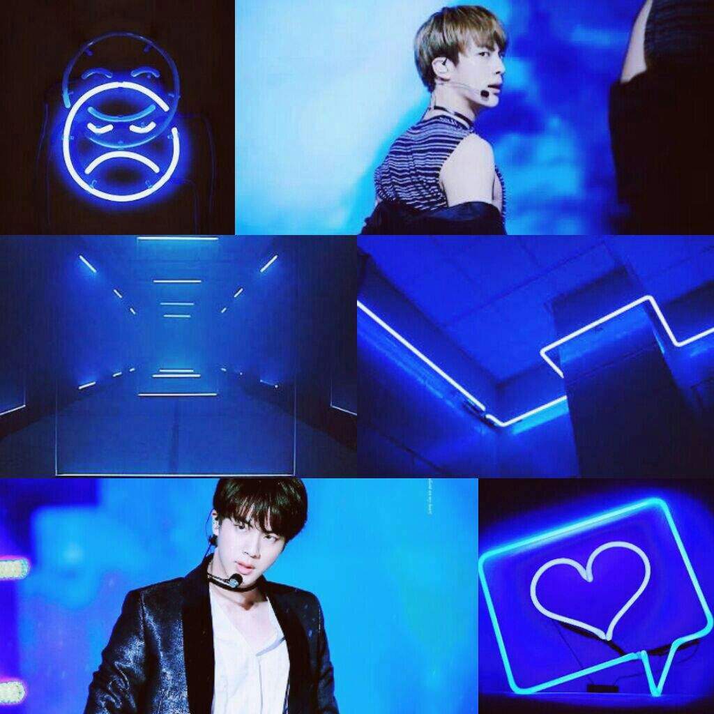 ☆Jin Blue Aesthetic | ARMY's Amino