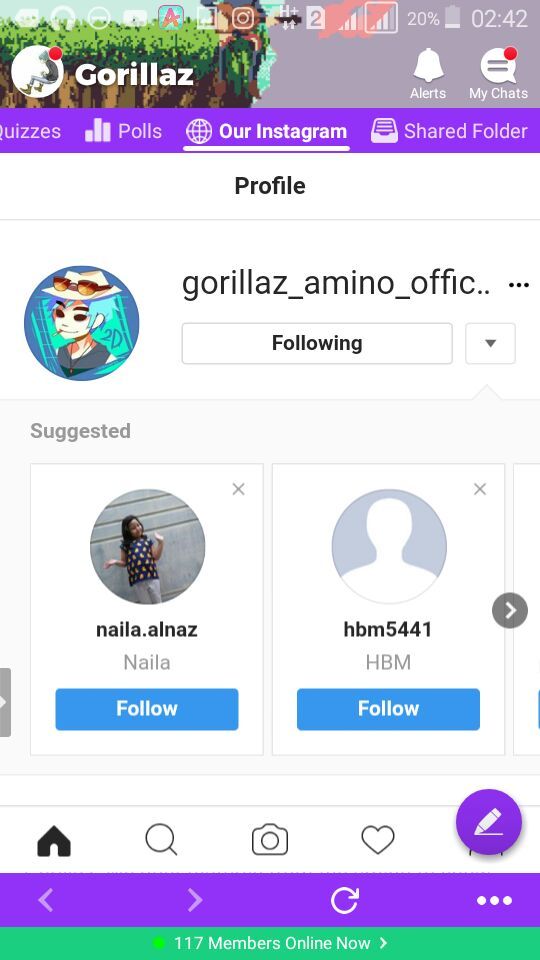 gorillaz - i have more followers on instagram