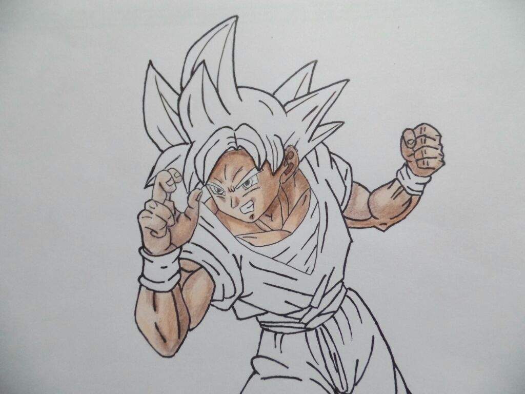 Dibujos De Goku Ssj Dios Azul Para Colorear / Super Saiyan Blue Goku by