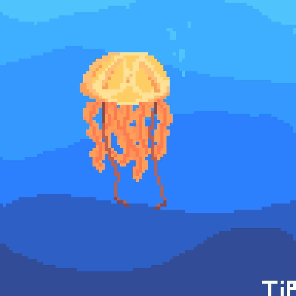 Jellyfish Anime Pixel Art Pixel Art Design Pixel Art Templates Images